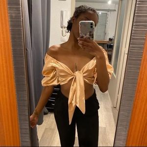 Silk shirt wrap